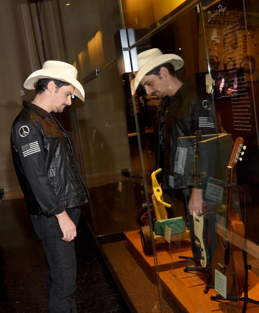 Brad Paisley at Country Music Hall of Fame and Museum on November 17, 2016 in Nashville, Tennessee.