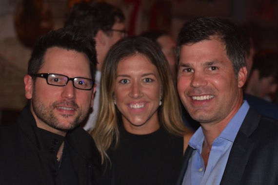 Pictured (L-R): Chris DeStefano (Sony ATV writer), Penny Gattis, Duff Berschback (Sony ATV)