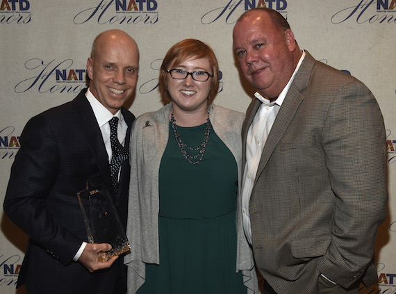 Honoree Scott Hamilton, Mallory Corzine and Chaz Corzine attend the 2016 NATD Honors Gala. Photo: Rick Diamond/Getty Images for NATD