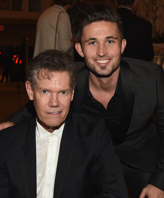 Honoree Randy Travis and Singer/Songwriter Michael Ray. Photo: Rick Diamond/Getty Images for NATD