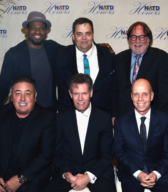 Back Row: P.K. Subban, Mike Smardak, Rod Essig. Front Row: Doc McGhee, Randy Travis and Scott Hamilton attend the 2016 NATD Honors Gala at the Hermitage Hotel on November 9, 2016 in Nashville, Tennessee. Photo: Rick Diamond/Getty Images for NATD