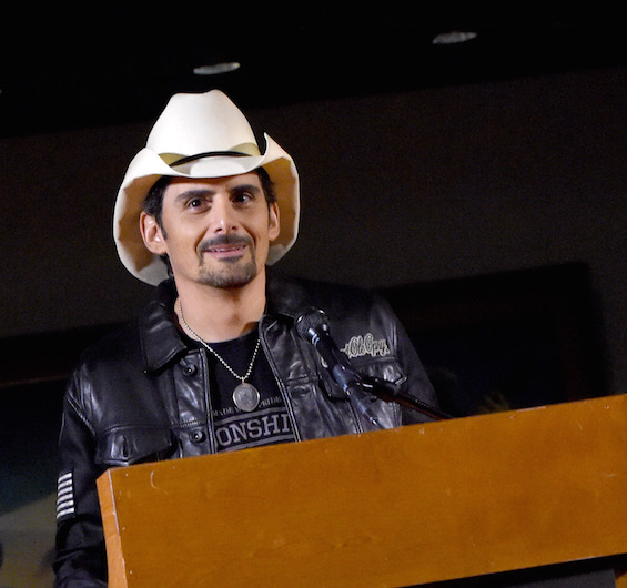 Brad Paisley at Country Music Hall of Fame and Museum on November 17, 2016 in Nashville, Tennessee. Photo: Rick Diamond, Getty Images