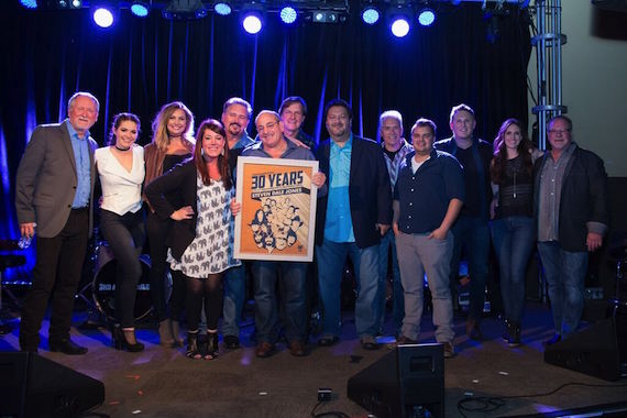 L-R: Gene Johnson (Diamond Rio), Hannah Ellis, Ashley Gearing, Janine Appleton (Creative, WordCountry), Marty Roe (Diamond Rio), Steven Dale Jones, Dan Truman (Diamond Rio), Dana Williams (Diamond Rio), Jimmy Olander (Diamond Rio), Justin Ebach, Jason Blaine, Kelleigh Bannen, Brian Prout (Diamond Rio) Not Pictured: Brice Long, Marty Raybon (Shenandoah), Mike Mcguire (Shenandoah) 