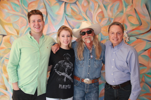 Pictured (L-R): BMIs Josh Tomlinson, BMI songwriter Song Dillon, BMI Icon Dean Dillon and BMIs Jody Williams. 