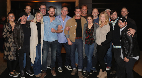 Photo caption: Warner Music Nashville celebrated the release of High Valleys major label debut album Dear Life while giving back to the duos long-time non-profit partner Food For The Hungry. Photo: Alan Poizner