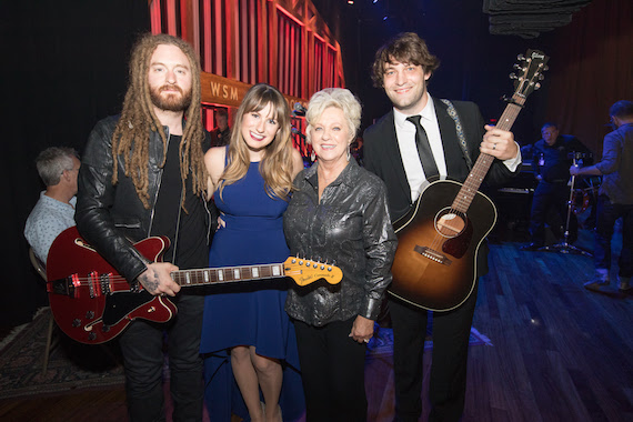 L to R: Paul Moak, Caitlyn Smith, Connie Smith and Rollie Gaalswyk Photo Credit: Chris Hollo Courtesy of Grand Ole Opry