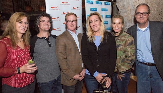 Pictured (L-R): Linda Bloss-Baum, SoundExchange; Tim Hunze, Parallel Music; John Ozier, ole; Ree Guyer, Wrensong Music; Leslie Roberts, BMI; Dale Bobo, Big Deal Music.