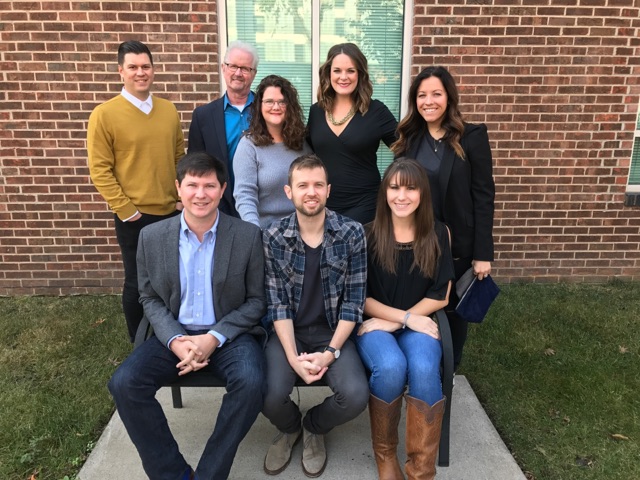 Back Row: Jesse Willoughby, Kobalt; Cliff Downs, President, Young Guns; Stephanie Cox, Kobalt; Mary Lauren Teague, Loeb and Loeb; Laura Alexander, Kobalt Front Row: Will Hamrick, VP/GM, Young Guns; Brandon Hood, writer, Young Guns; Aubrey Rupe, Creative Director, Young Guns 