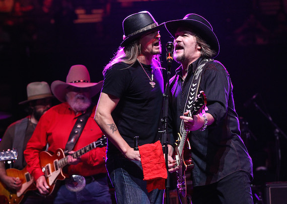 Kid Rock and Travis Tritt. Photo: Terry Wyatt/Webster PR