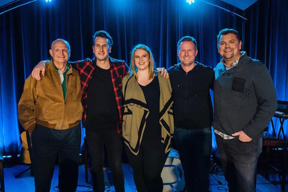 Pictured (L-R): THIEL Audio CEO Tom Malatesta, Dickerson, Dennis Entertainments Grace Schoper, APAs Jim Butler, host Storme Warren 