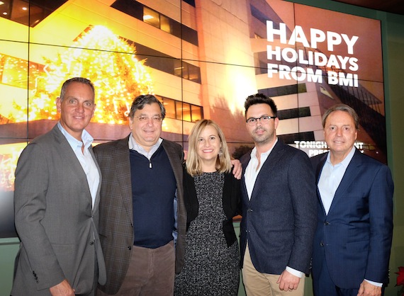  Pictured: (L-R): BMIs Mike ONeill, Anderson Bensons George Anderson, Mayor Megan Barry, Anderson Bensons Brent Daughrity and BMIs Jody Williams. Photo: Steve Lowry.