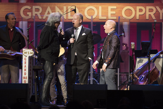 Pictured: Marty Stuart, Dailey & Vincent. Photo: Chris Hollo for the Grand Ole Opry